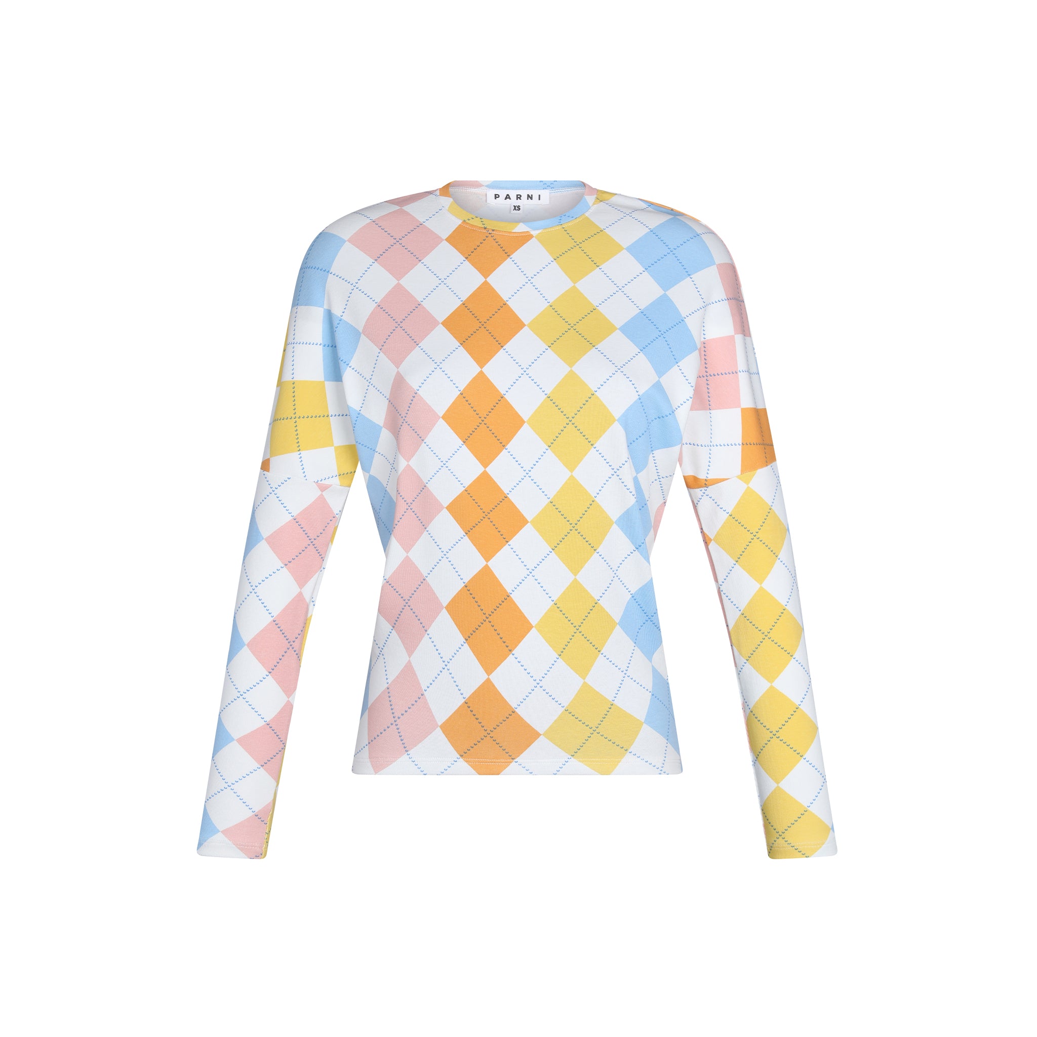 Parni T522 Argyle Dolman Tshirt – Donittique