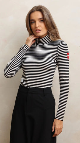 Parni  T478 Striped Tneck FW25-26