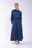 OLLY & ELIZABETH CO778 Side drawstring Denim Skirt FW25-26 DENIM BLUE XL