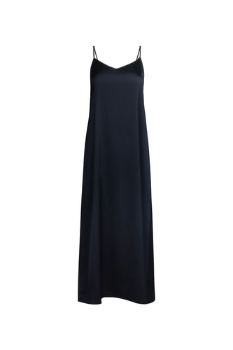 Point  F252052 Mixed  Satin Aline Maxi  Dress FW25-26