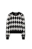 Point F252111 Puff Sleeve Jacquard  Sweater FW25-26