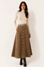 Loup Corduroy Button Skirt