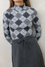 Parni  T492 Argyle Print  Tneck FW25-26