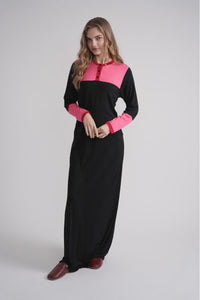 Ellwi 1314 Colorblock Nursing Nightgown FW25-26