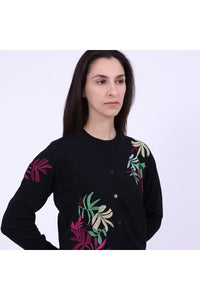 Pause SC4037 Floral Embroidery Cardigan FW25-26