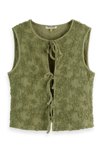 Scotch And Soda U9A00939T  Bow Closure Vest FW25-26
