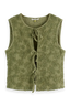 Scotch And Soda U9A00939T  Bow Closure Vest FW25-26