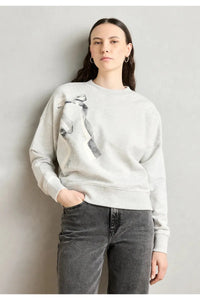 Scotch And Soda U9E00871T Chest Artwork Bow Sweatshirt Fw25-26