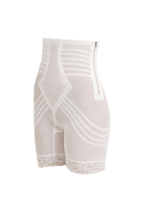Rago Hi-Waist Long Leg Girdle w/ Zip 6201