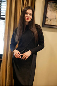 Jackieo Knit Overlay Maxi FW25-26