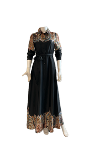 Joys Clair 926R Button Down Paisley Maxi FW25-26