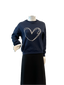 Pierre Balmingo 942H Heart Scribble  Sweatshirt Fw25-26