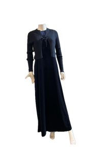 Joys Clair 924R Velour Simple Maxi Jumper FW25-26