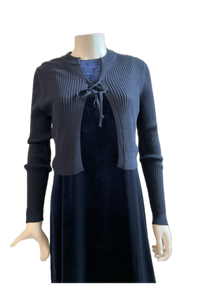 Joys Clair 924R Velour Simple Maxi Jumper FW25-26