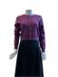 Pause  SC1413 Jewel Buttons Rib Cardigan FW25-26