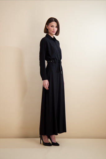 Pashmina 42201 Belted maxi FW25-26