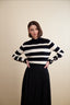 Pashmina 22212S Multi  Rib Knit Mock Neck FW25-26