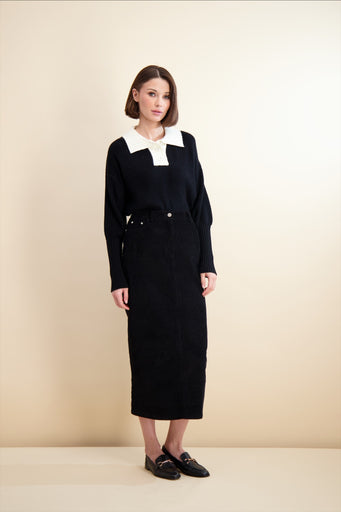 Pashmina 72212 Essential Corduroy Skirt FW25-26