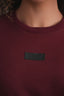 Mood 2615 Leather Embossed Logo Sweatshirt  FW25-26