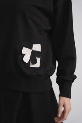 Mood 2621 Flower Pocket Sweatshirt FW25-26