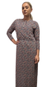 multi color herringbone Nightgown N5139  SS25