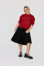 Teen Boss TB100 Velour bow sweatshirt FW25-26