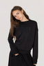 Teen Boss TB100 Velour bow sweatshirt FW25-26