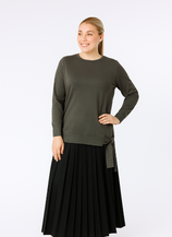 MCM WB4CS1229TE Maternity Mock Wrap Sweater  FW25-26