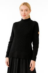MCM WB4CS1234TE  Maternity Quilt Knit Combo Sweater FW25-26