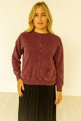 Pause SC4067 Denim Wash Sweatshirt FW25-26