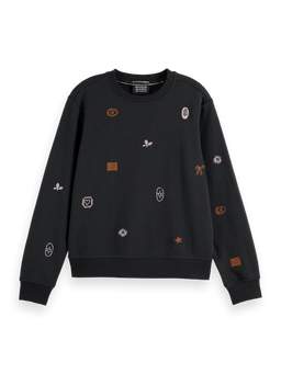 Scotch And Soda U9E00877T  Mini embroidery Sweatshirt  FW25-26