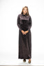 Brittoria 7132841225 Crushed Velour Moch Neck Maxi FW25-26