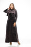 Brittoria 7132841225 Crushed Velour Moch Neck Maxi FW25-26
