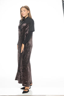 Brittoria 7292951225 Tafetta Collar Maxi FW25-26