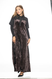 Brittoria 7292951225 Tafetta Collar Maxi FW25-26