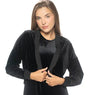 Brittoria 4031451225 Satin trim Open Cardigan  FW25-26