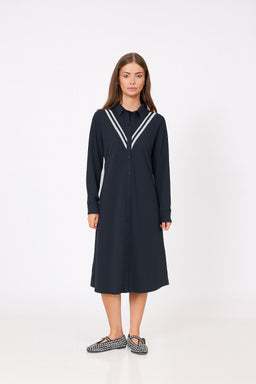 OC DRV26S609N V trim Dress SS26