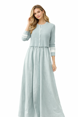 Mystte 9153DA Rib Cotton Combo Maxi SS26