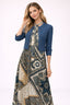Joys Clair 9312R  Allover Paisley print  CARDIGAN SOLD SEPARATELY Maxi SS26