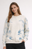 Pierre Balmingo 922H Bird Print Sweatshirt SS26