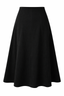 MYSTERY 2501 Aline Paneled Ponti Skirt  SS26