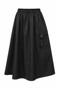 Mystery 2468 Cotton Buckle Pocket Skirt SS26