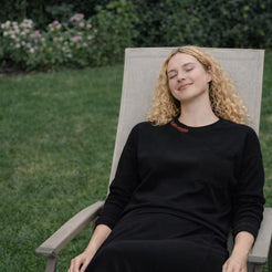 Pause SC4426 Whipstitch Neck Embroidered T-Shirt