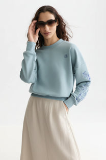 Scotch Soda U9E01532T  Embroidered Relaxed-fit Sweats