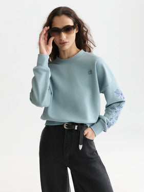Scotch Soda U9E01532T  Embroidered Relaxed-fit Sweats