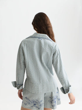 Scotch Soda  U9B01592T Embroidered Structured shirt