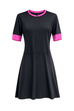 Wonderline 1076Z Swim Dress Front Zipper