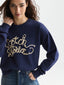 Scotch Soda  U9E01537T Ribon Embroidery Loose-fit Sweatshirt