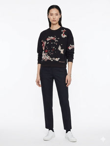 Pierre Balmingo 833H Garden Embroidered Sweatshirt