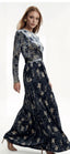Brittoria 728291226 Print Tie Front nursing Maxi